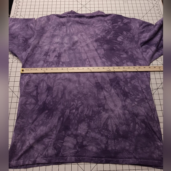 Y2K 1999 The Mountain Tie-Dye Wolf tee, XXL, Purple, Good cond., rips last pic - Picture 5 of 6